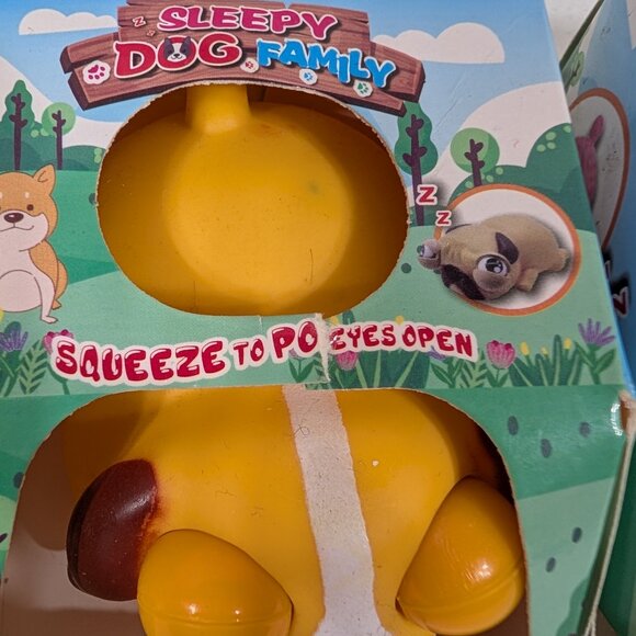 Sleepy Dog Family Set of 4 - Picture 2 of 2